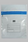 LDPE taška s bezpečnostní páskou (transparentní)