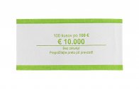 Papírová páska na Euro bankovky 100,-Euro, český potisk