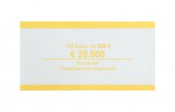 Papírová páska na Euro bankovky 200,-Euro, slovenský potisk