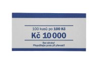 Papírová páska na CZK bankovky 100 Kč